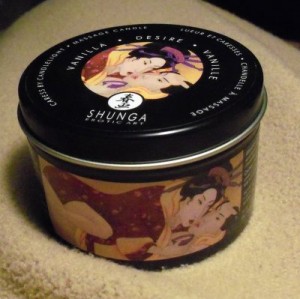 Shunga Desire Massage Oil Candle - Pink Cherry Sex Toys