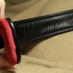 Red and Black Leather Collar Red and Black Leather Collar