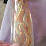 Gold G-Spot Shaft Glass Dildo