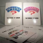 "How Well do you Know the Bride?" Board Game