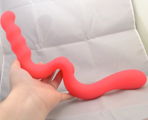 Nokia connecting double ended dildo