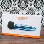 Packaging for the Tantus Rumble Wand Massager