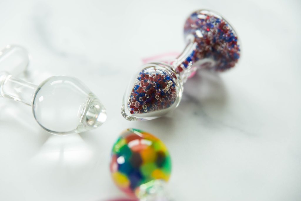 Crystal Delights Glass Butt Plugs