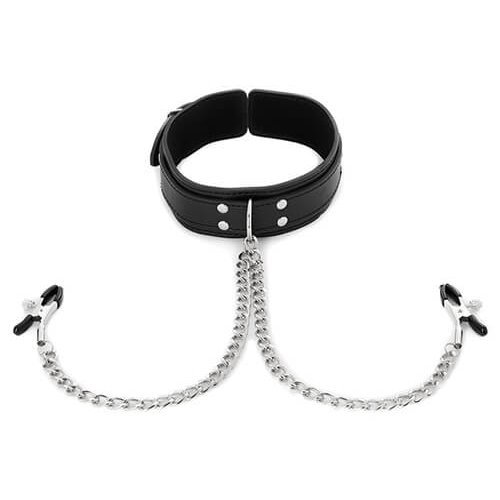Sportsheets Collar with Nipple Clamps