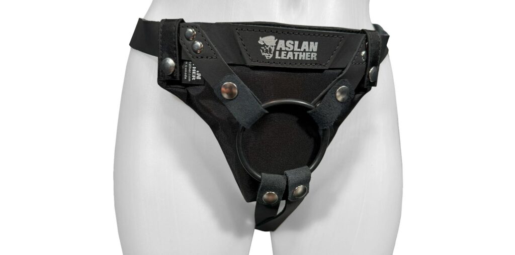 Aslan Large Toy Commando Leather Strap-On Harness