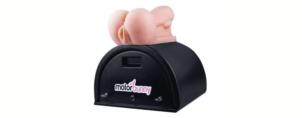 Motorbunny sex machine with the Jiggle Butt attached