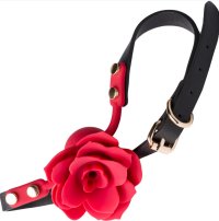 Secret Kisses Bloomgasm BDSM gags picture. It looks like a rose.