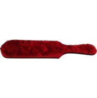 Rouge Red Faux Fur Paddle
