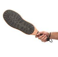Boot spanking paddle